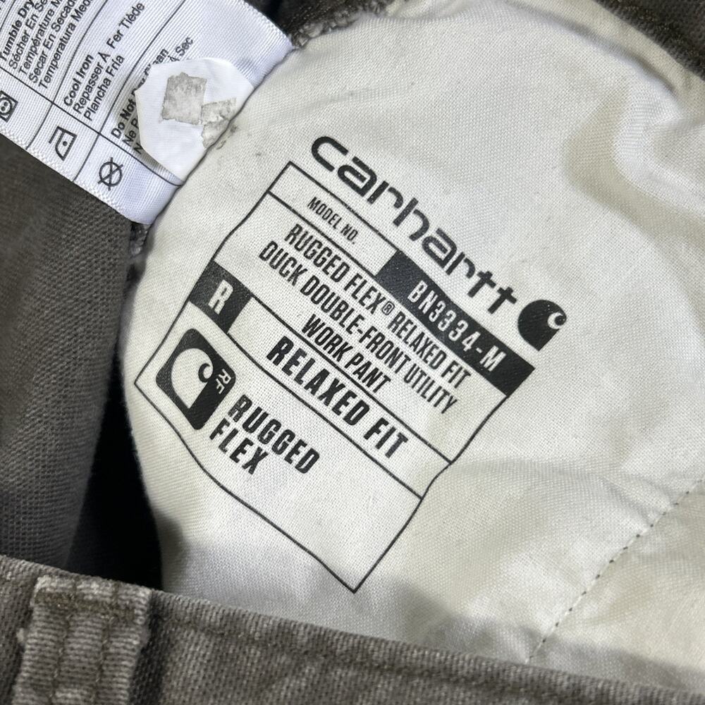 Y2K 2000s Carhartt Double Knee Beyond Baggy Jeans 33x30 Hamilton Wide Loose 3334 - Picture 6 of 16